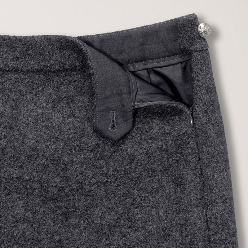 Dunst - Mini jupe en laine - Gris