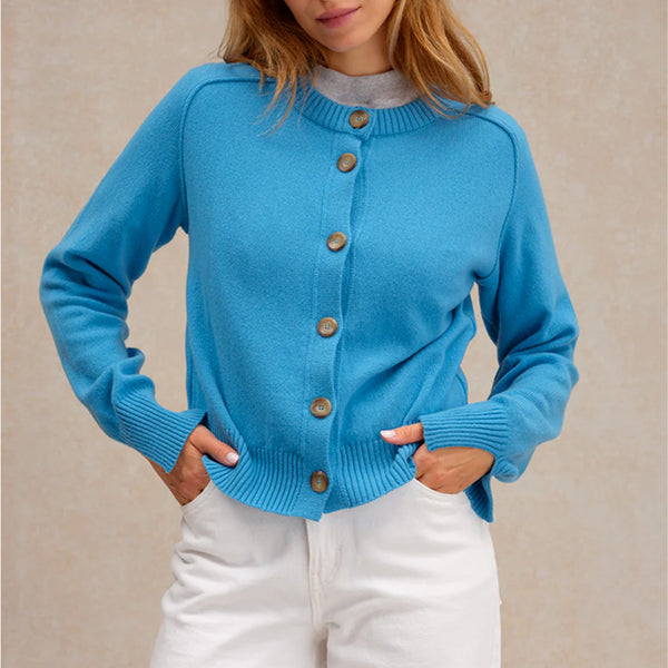 Le Minor - Cardigan - Bleu Bugatti