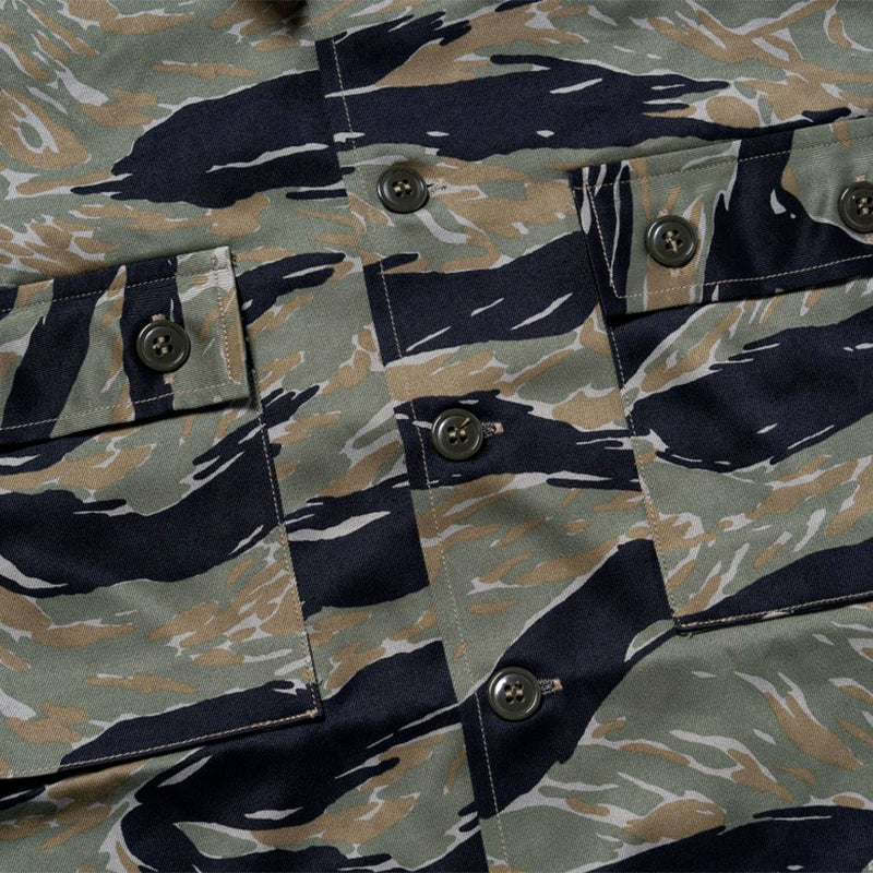 The real McCoys - Veste Tiger Camouflage - Vert