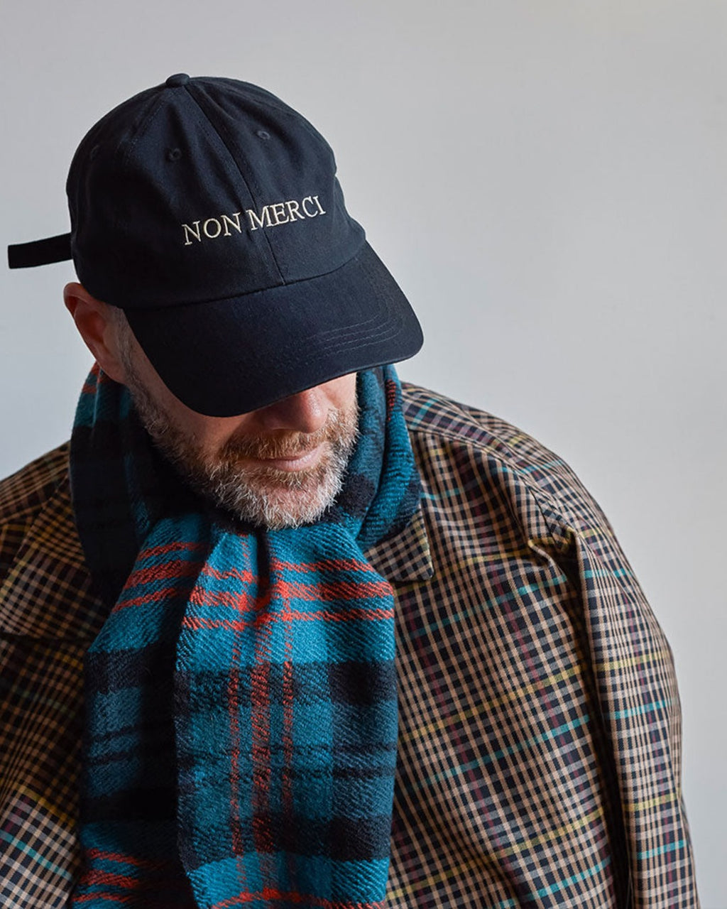 Merci - Casquette Brodée Non Merci - Noir