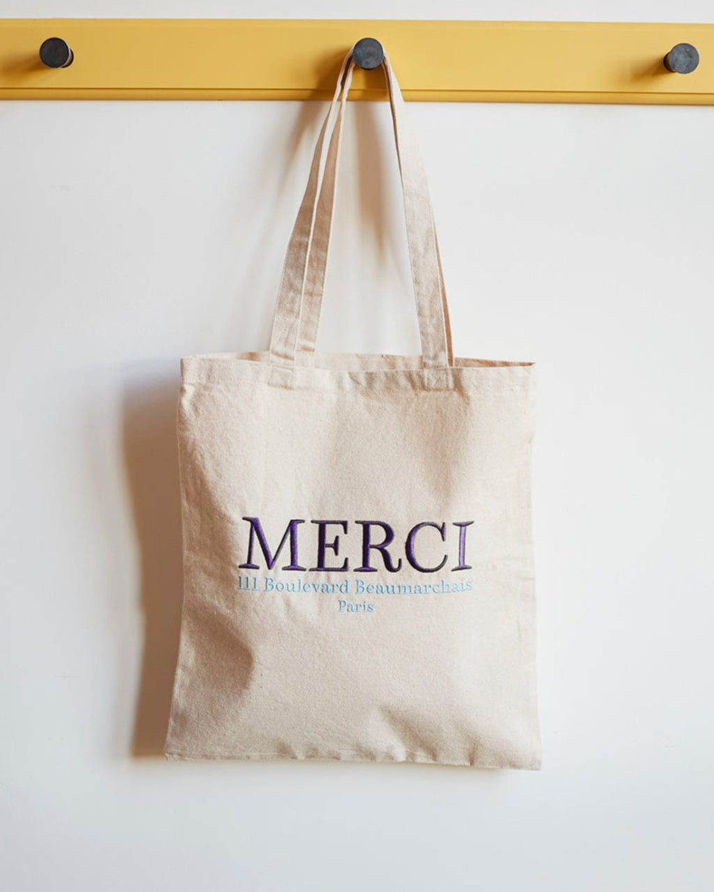 Merci - Cotton Tote Bag - Merci 111 Purple