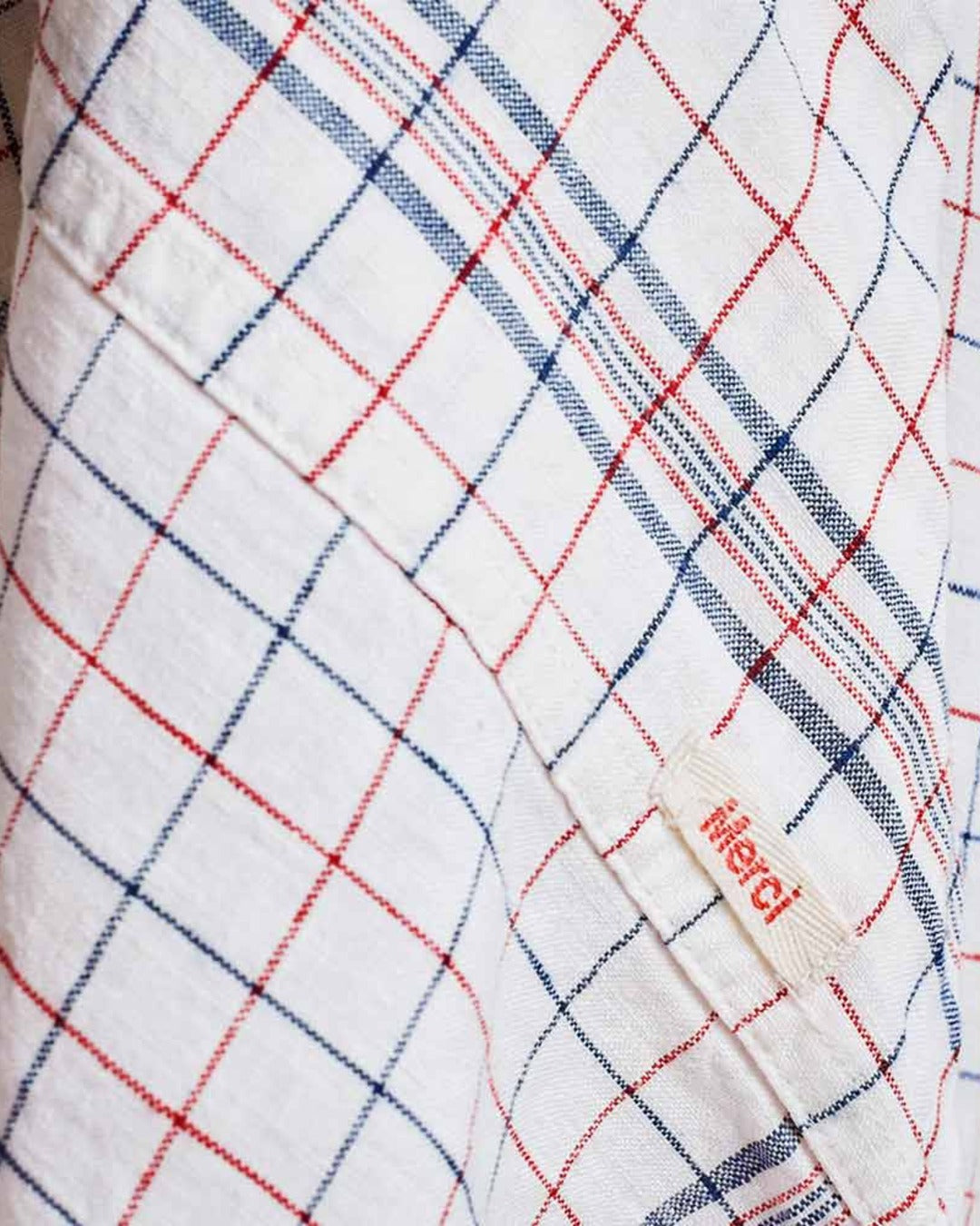 Merci - Washed linen apron - Office