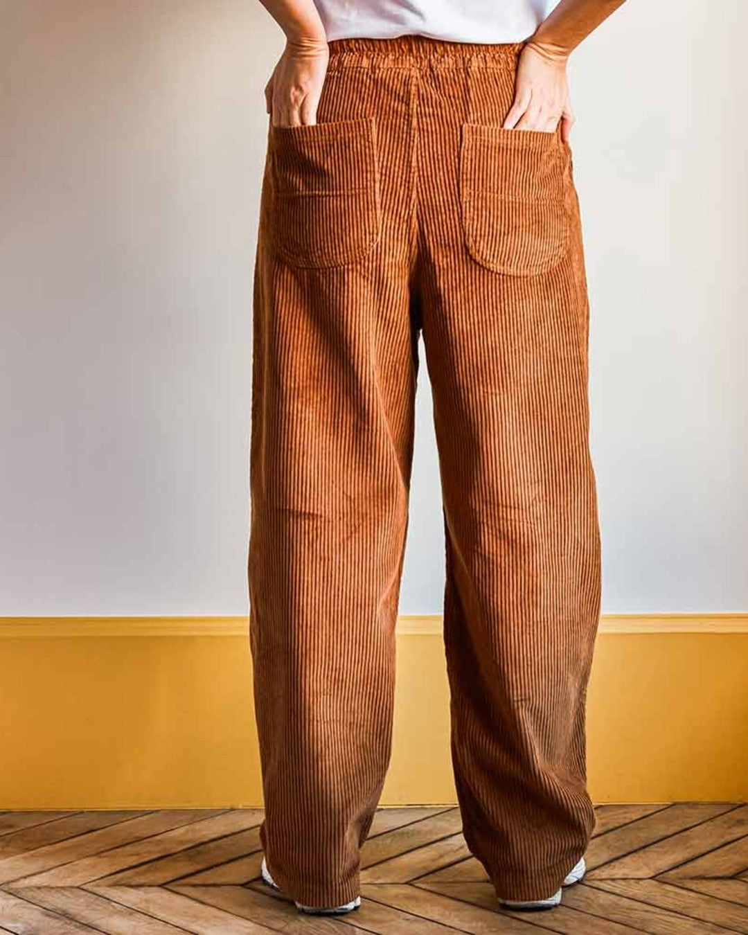 Merci - corduroy pants - Camel