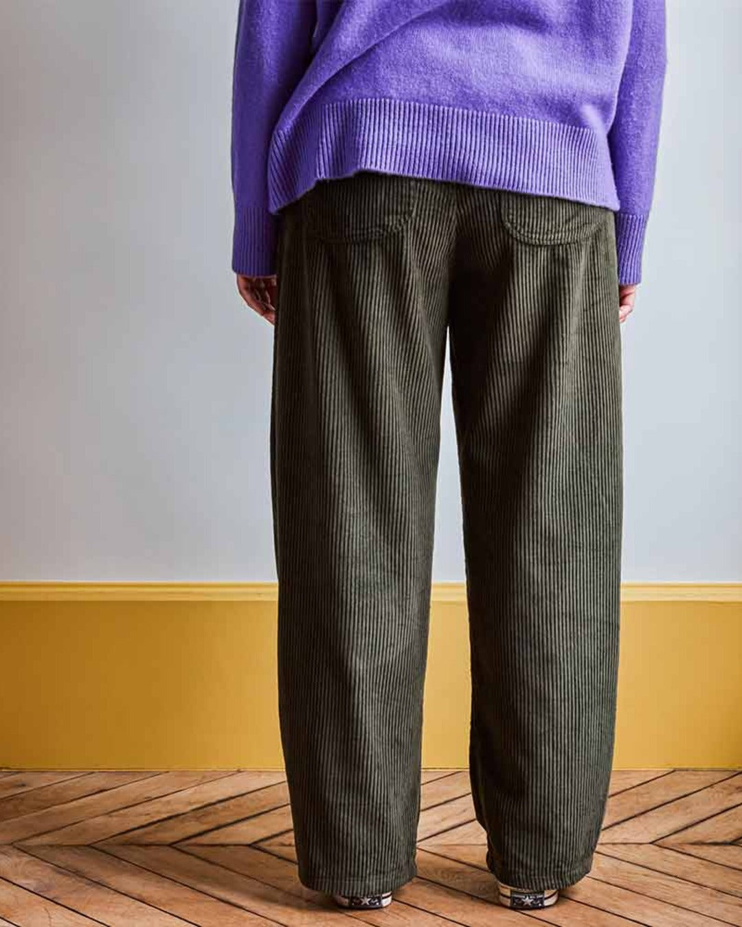Merci - Pantalon en velours côtelé - Kaki