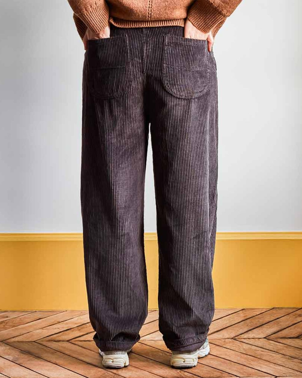 Merci - Pantalon en velours côtelé - Chocolat