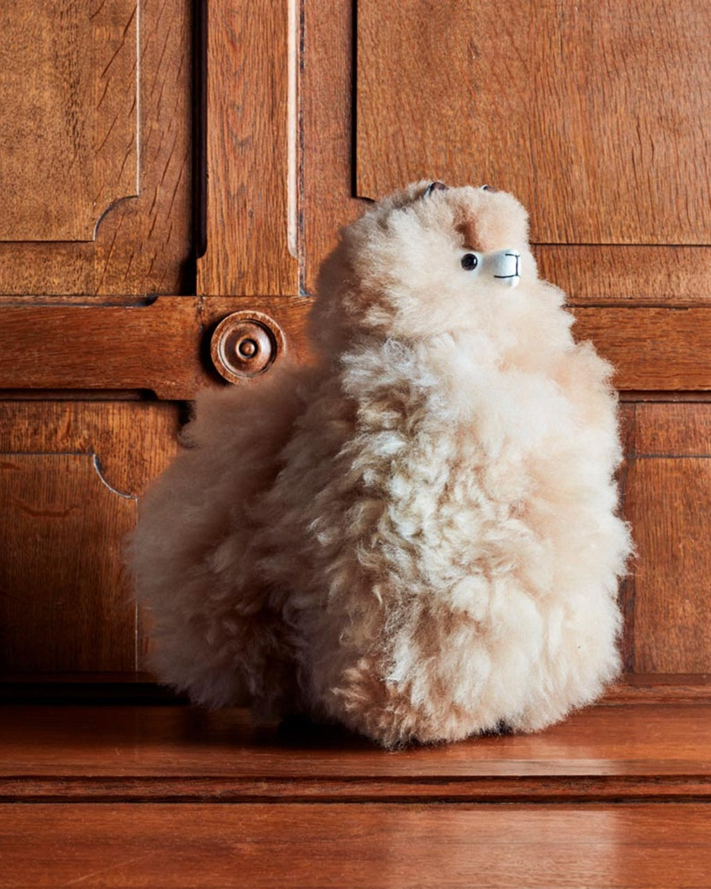 Inkari - Peluche Lama En Alpaga Sandstone