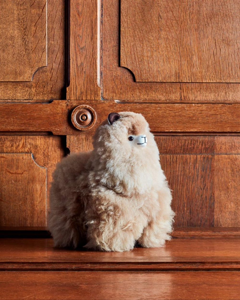Inkari - Peluche Lama en alpaga - Sandstone – Merci Paris