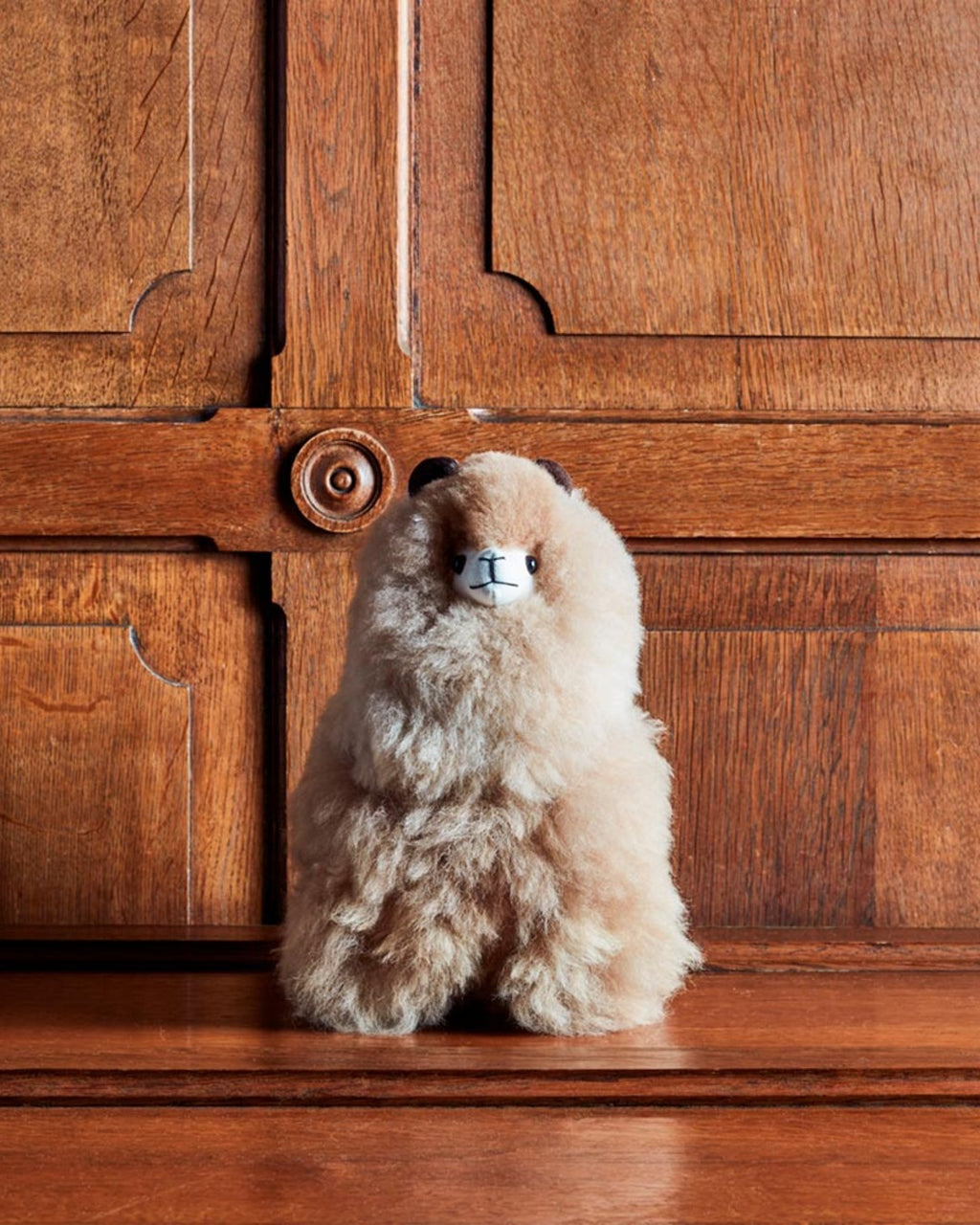Inkari - Peluche Lama En Alpaga Sandstone