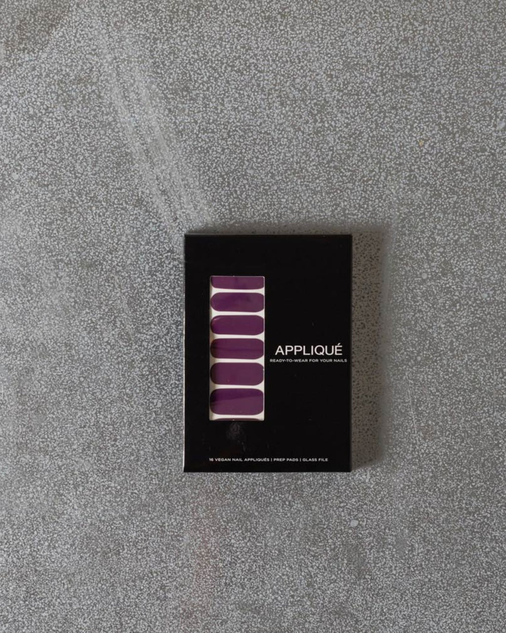 Nail Patch - Mauve Noir - Appliqué