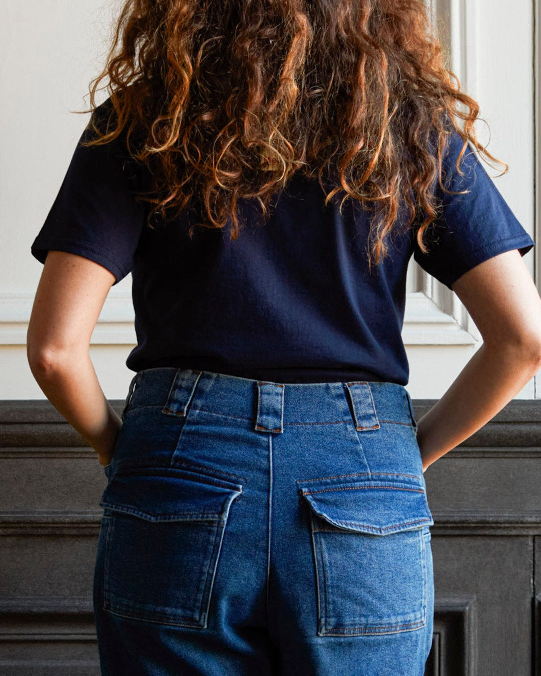 Merci - T-Shirt unisexe Non Merci "Rive Gauche" - Bleu Marine