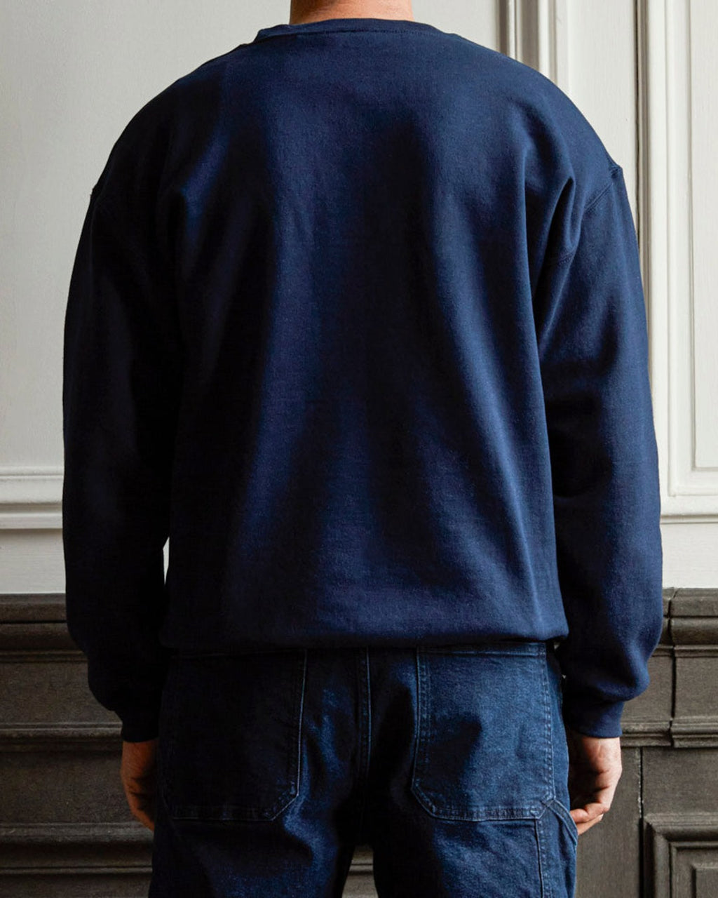 Merci - Sweat unisexe Non Merci "Rive Gauche" - Bleu Marine