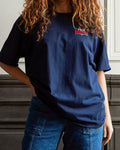Merci - Non Merci T-Shirt "Right Bank" - Navy Blue