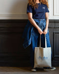 Merci - Tote bag en coton Non Merci "Rive Gauche" - Bleu