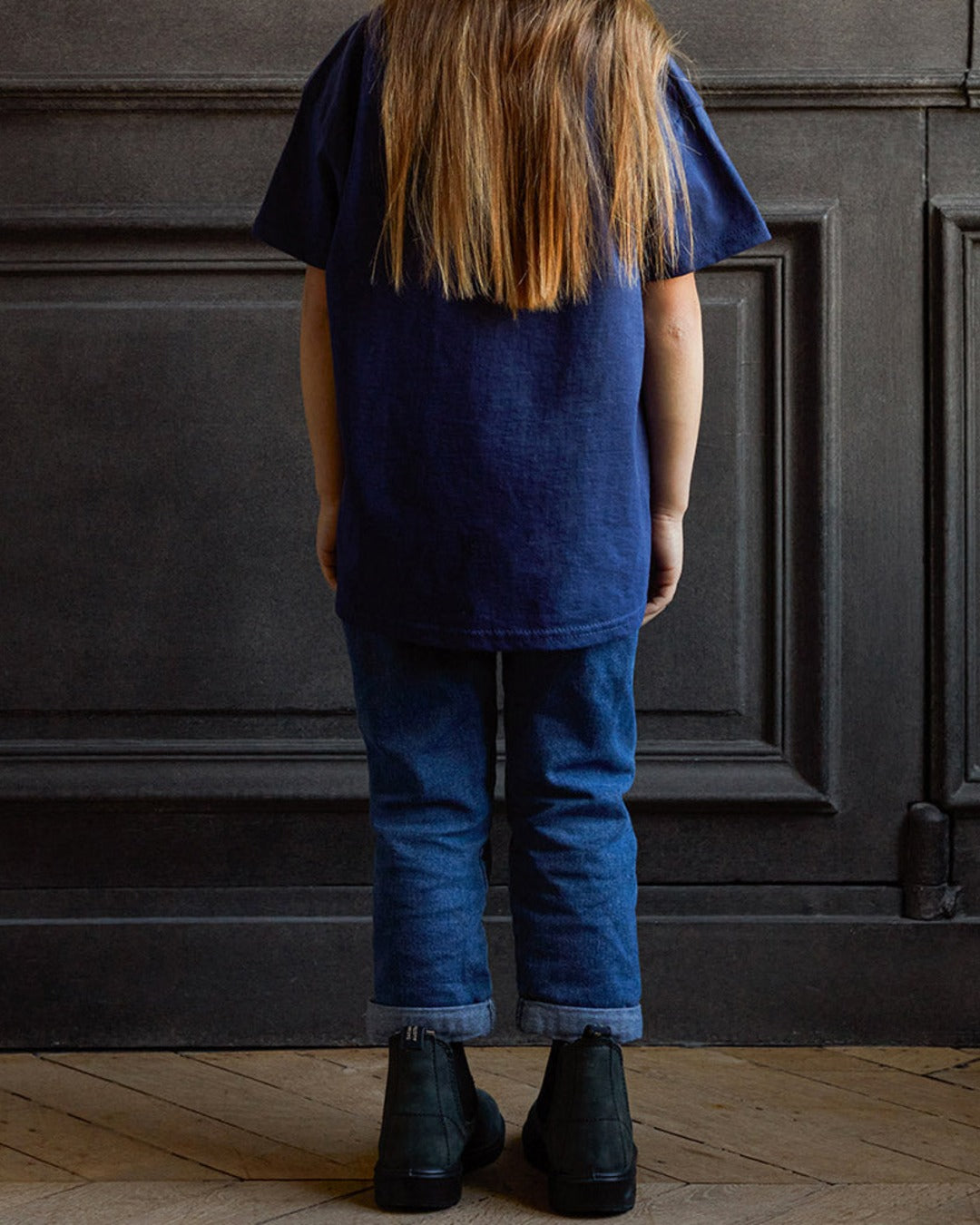 Merci - Non Merci "Left Bank" Children's T-shirt - Navy Blue