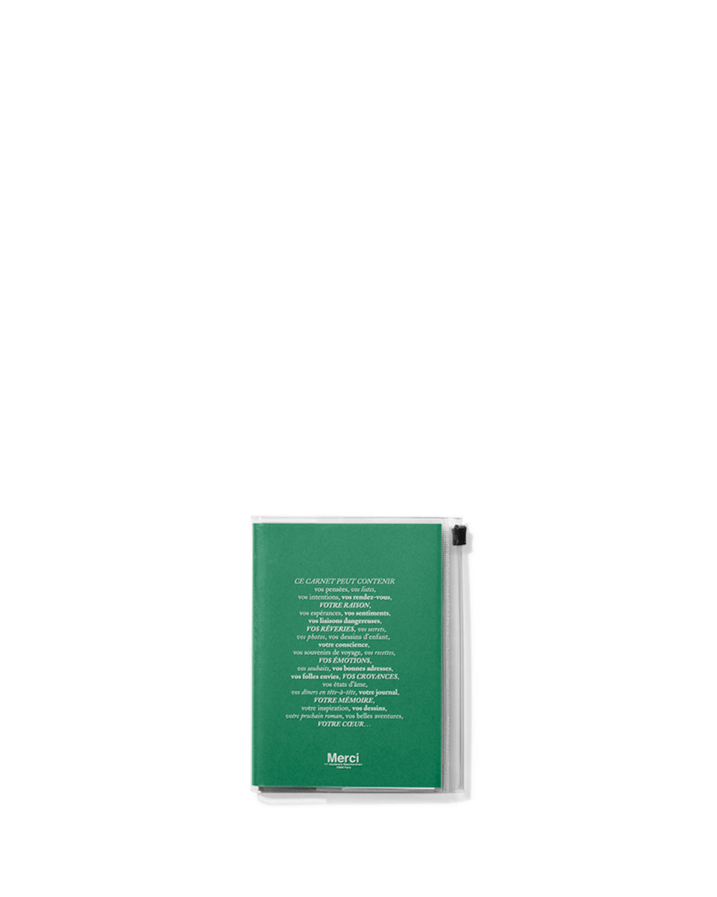 Merci x Marks - Carnet - Vert Gazon