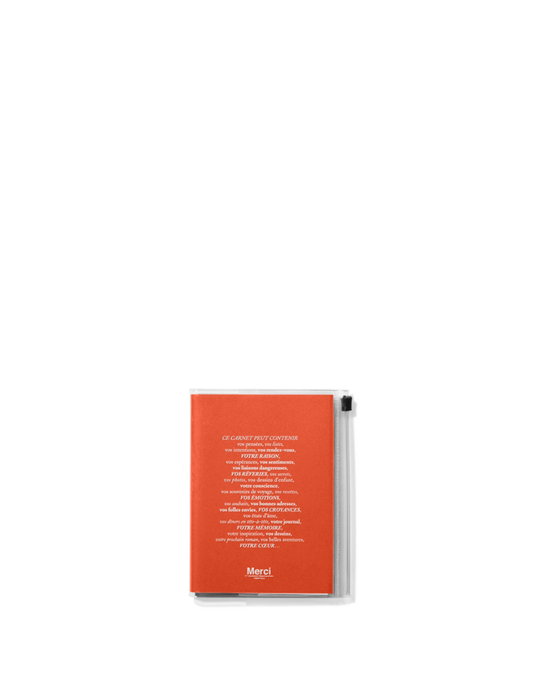 Merci x Marks - Merci notebook - Orange