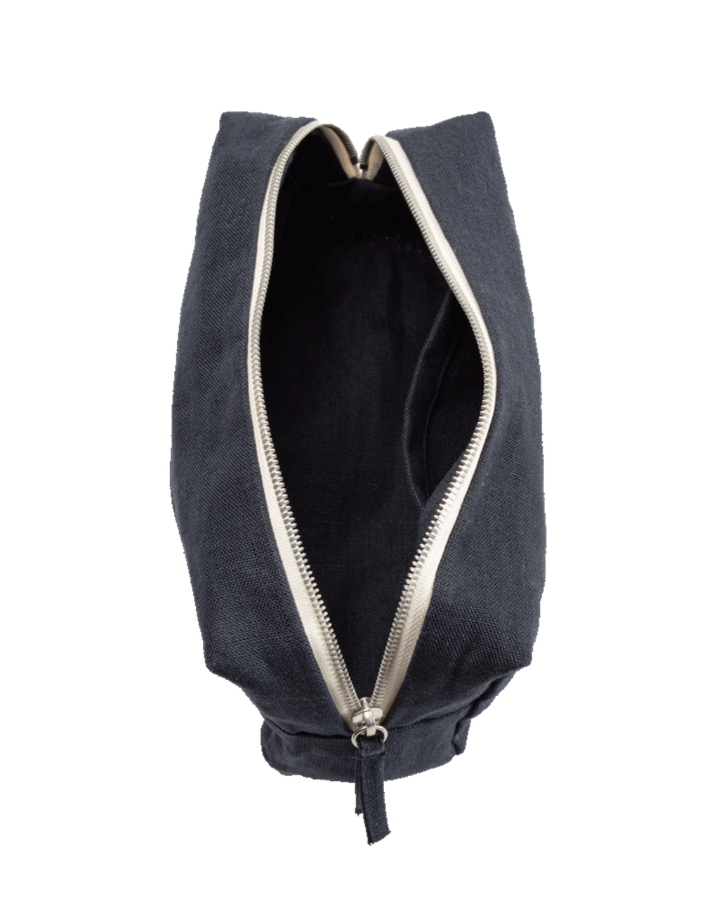 Merci - Washed linen toiletry bag - Ink Blue