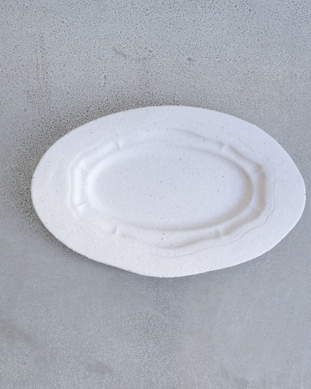 Jars Ceramistes - Plat Oval Réfectoire - Sable Mat