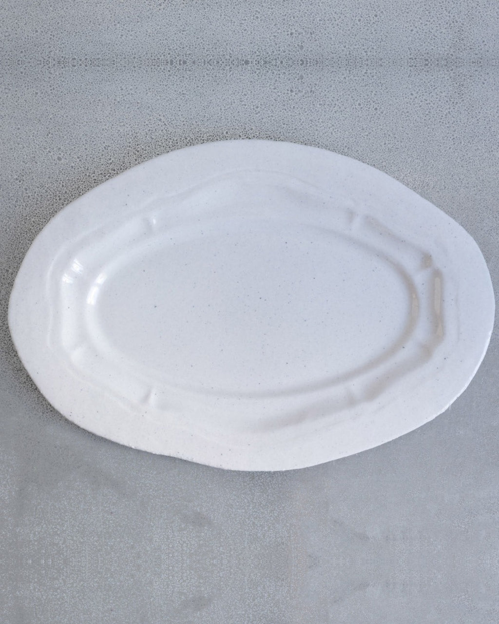 Jars Ceramistes - Plat Oval Réfectoire - Sable Brillant