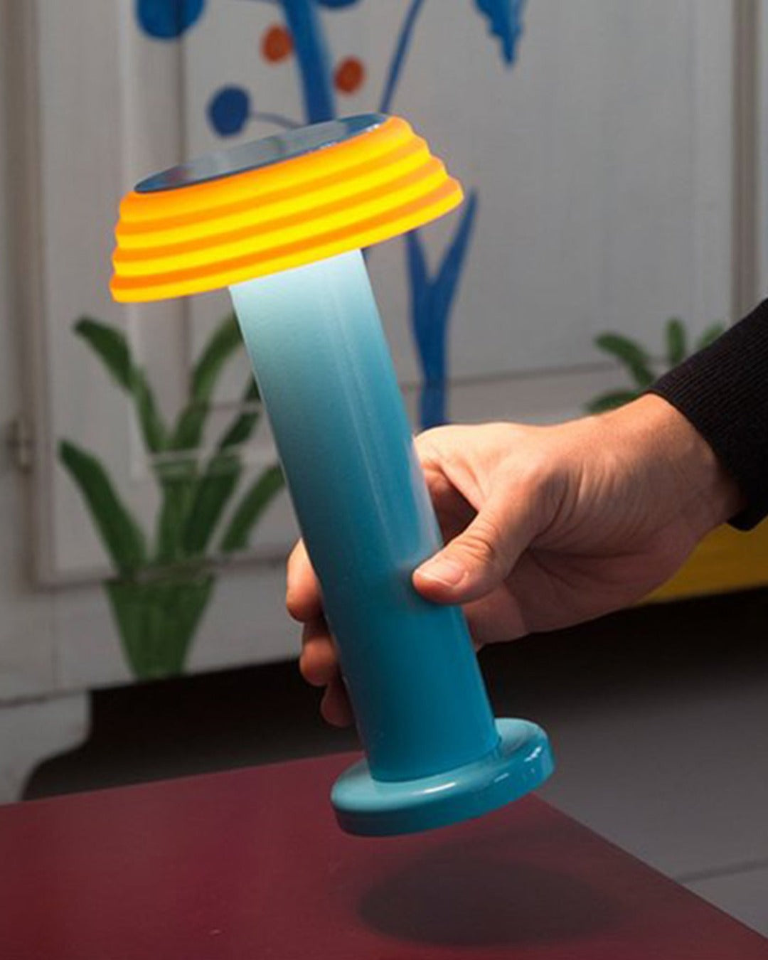Sowden - Lampe Portable Rechargeable - Bleu Orange
