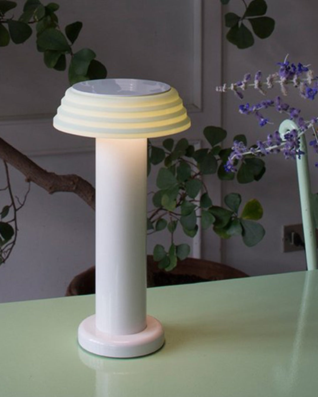 Sowden - Lampe Portable Rechargeable - Blanc Vert