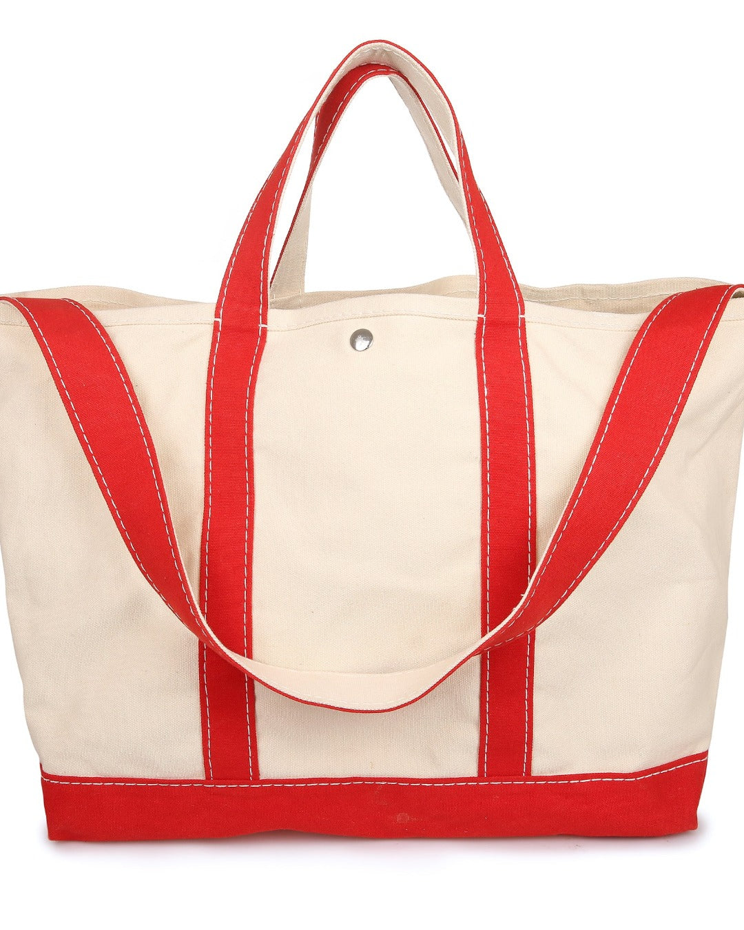 Merci - Cabas Candide En Canvas - Rouge