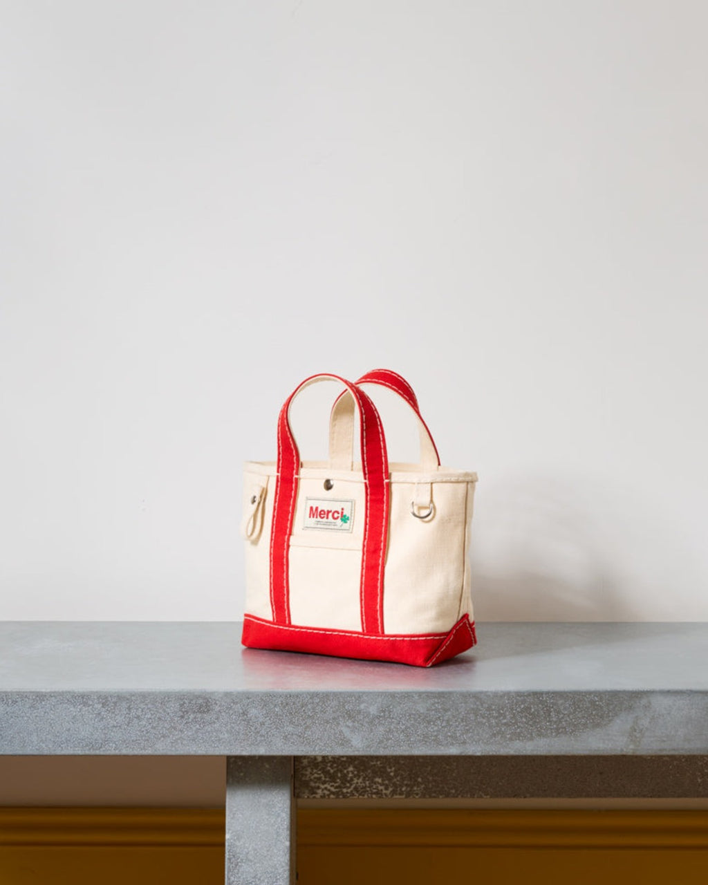 Merci - Cabas Candide En Canvas - Rouge