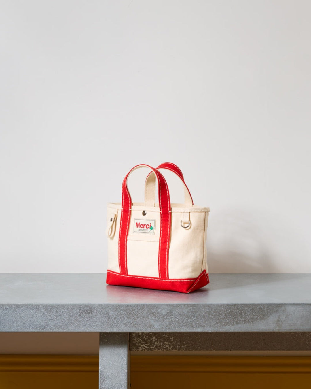 Merci - Cabas Candide En Canvas - Rouge