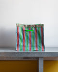 Puebco - Panier Carré - Vert & Rouge