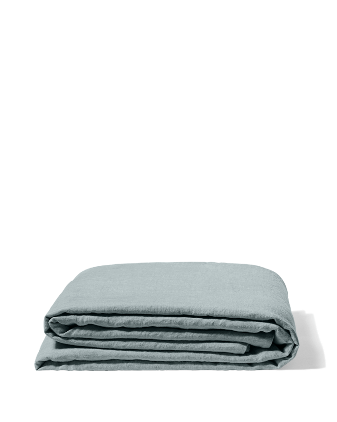 Merci - Drap Plat En Lin Lavé - Gris Vésuve