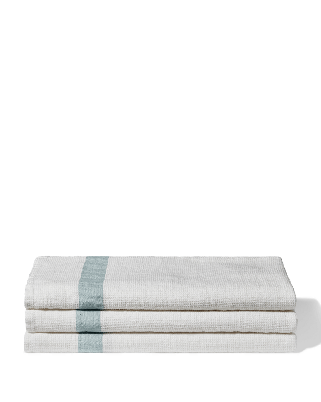 Merci - Linen bath towel - Honeycomb - Vesuvius Grey Stripe
