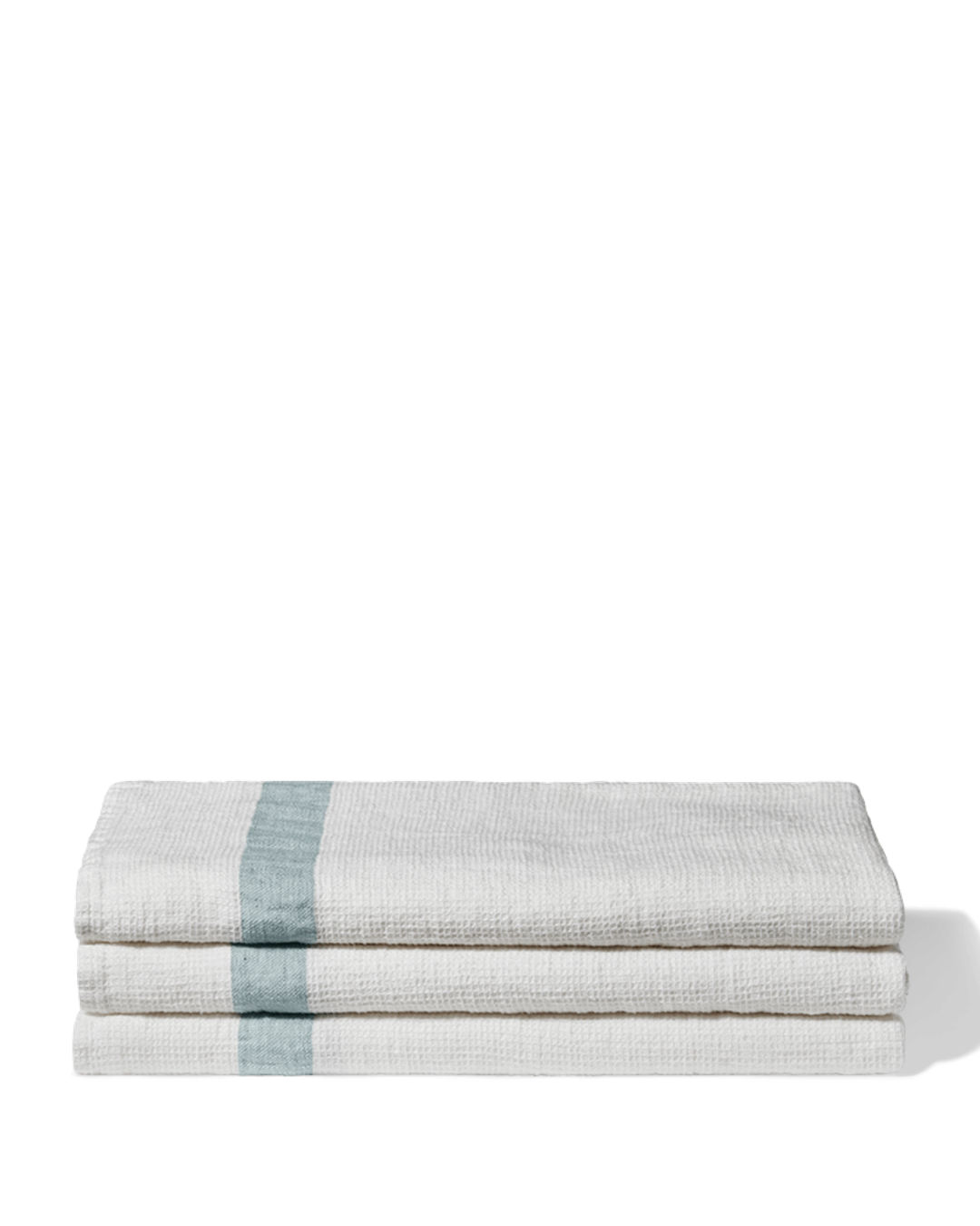 Merci - Linen bath towel - Honeycomb - Vesuvius Grey Stripe