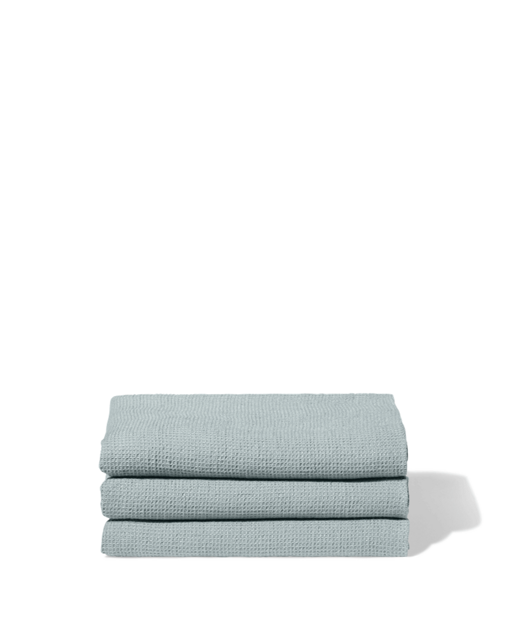 Merci - Linen bath towel - Honeycomb - Vesuvius Grey