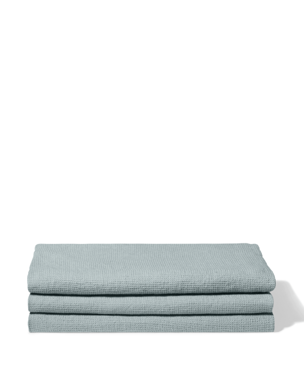 Merci - Linen bath towel - Honeycomb - Vesuvius Grey