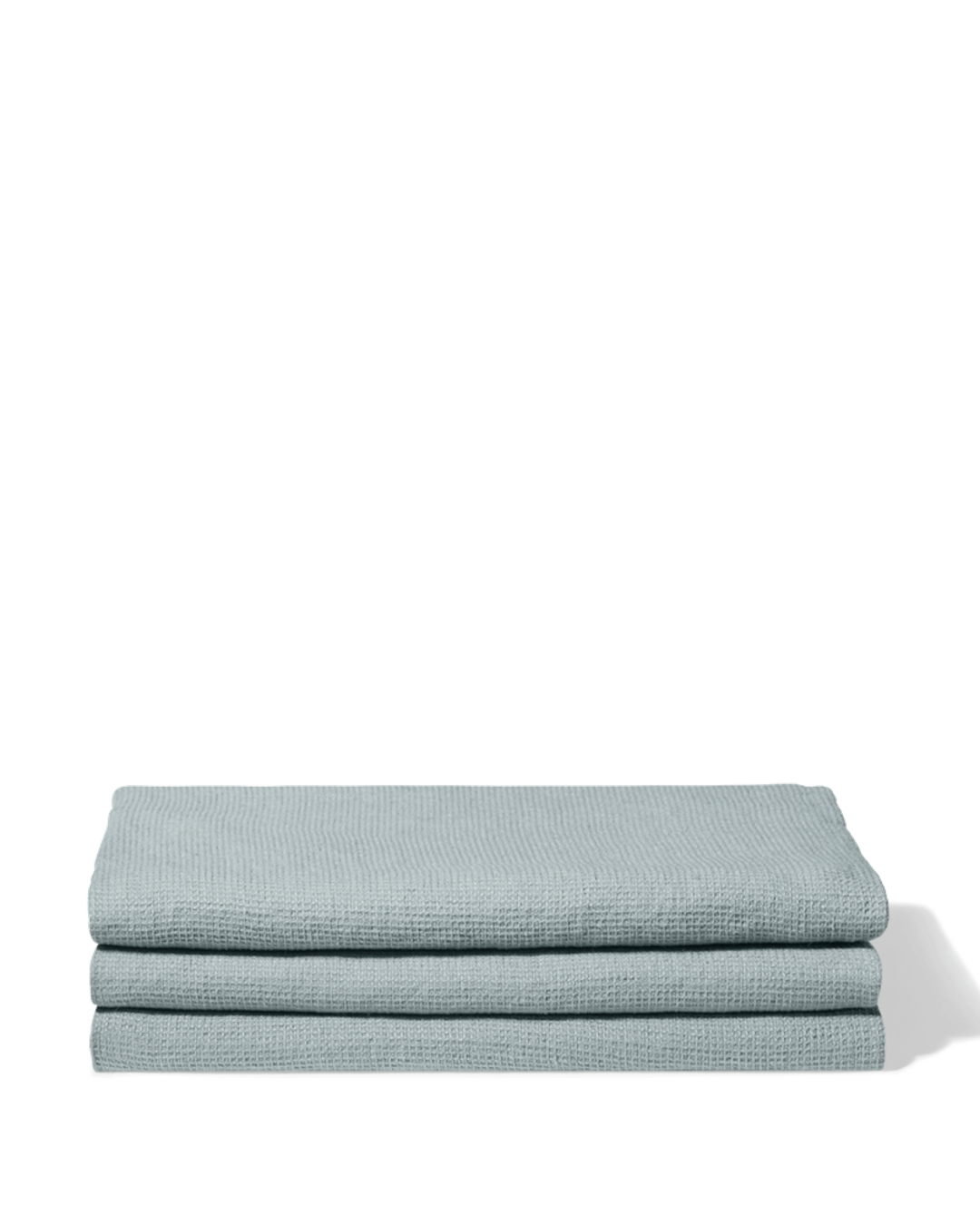 Merci - Linen bath towel - Honeycomb - Vesuvius Grey