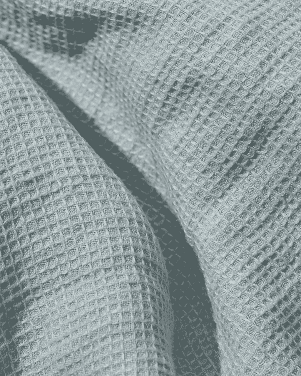 Merci - Linen bath towel - Honeycomb - Vesuvius Grey