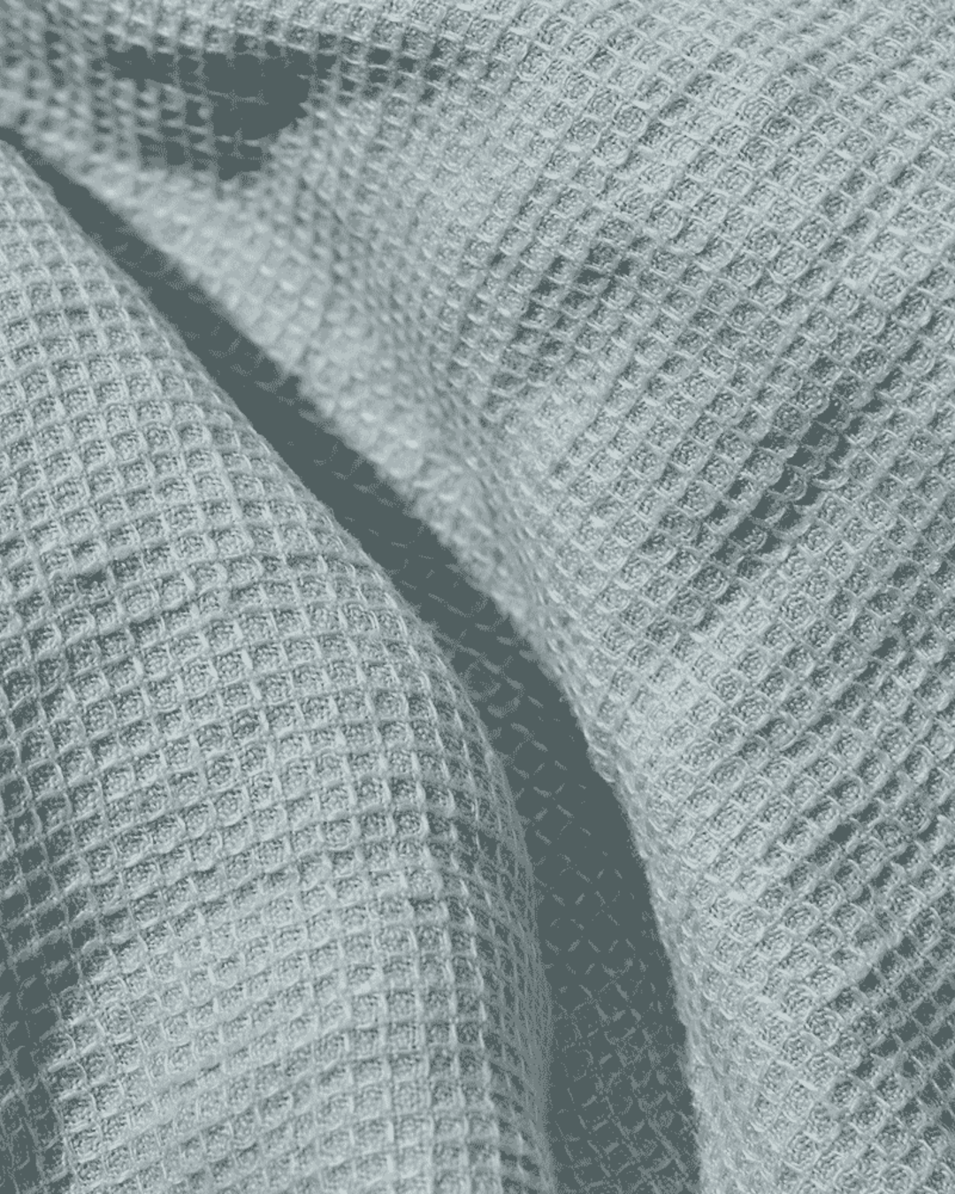 Merci - Linen bath towel - Honeycomb - Vesuvius Grey