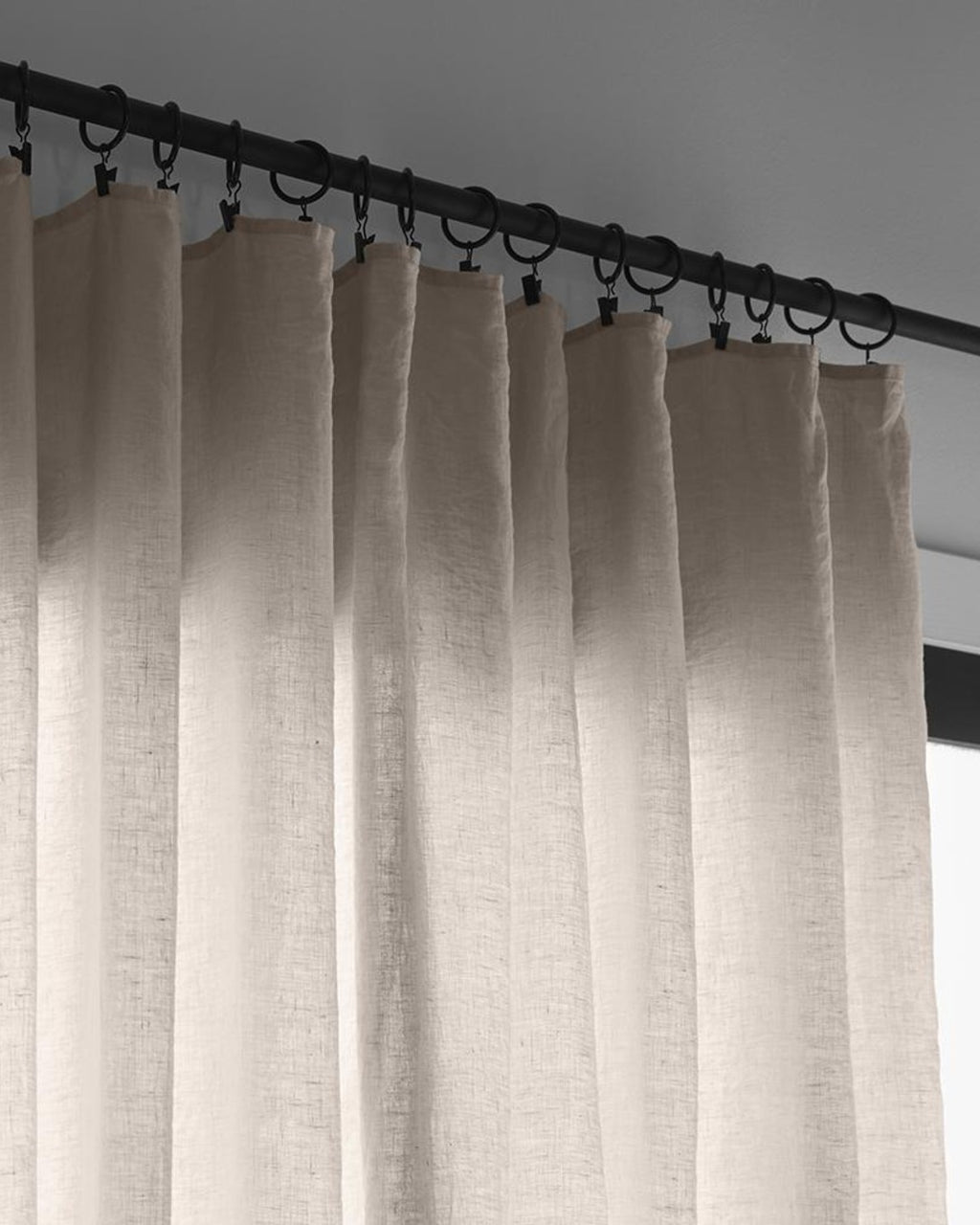 Merci - Voile En Lin & Coton - Pierre