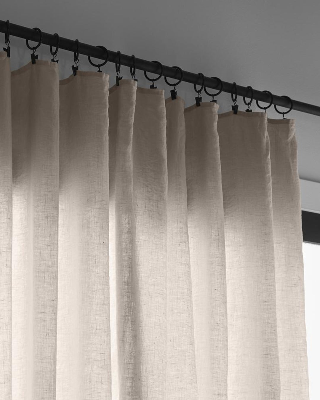 Merci - Voile En Lin & Coton - Pierre
