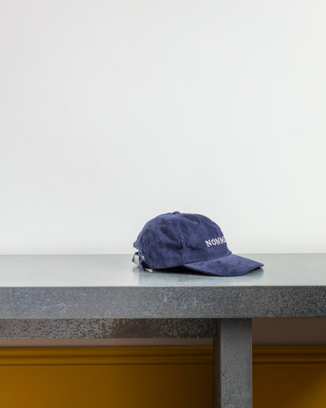 Merci - Casquette Brodée Non Merci - Velours Marine