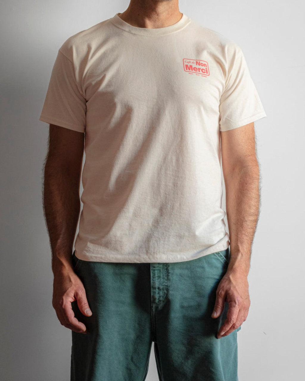 Merci - Cafe Non Merci T-shirt - Ecru