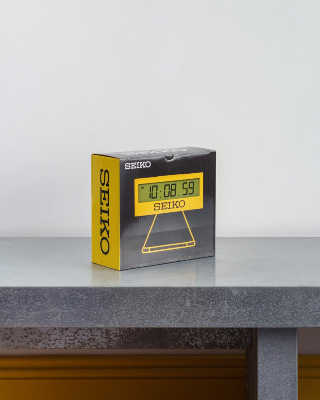Seiko Clocks - Réveil Seiko Affichage Digital - Jaune