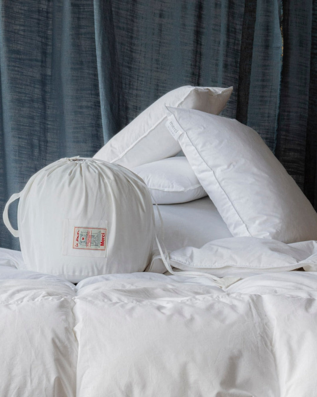 Merci - Couette En Duvet Naturel Et Plumettes - Blanc