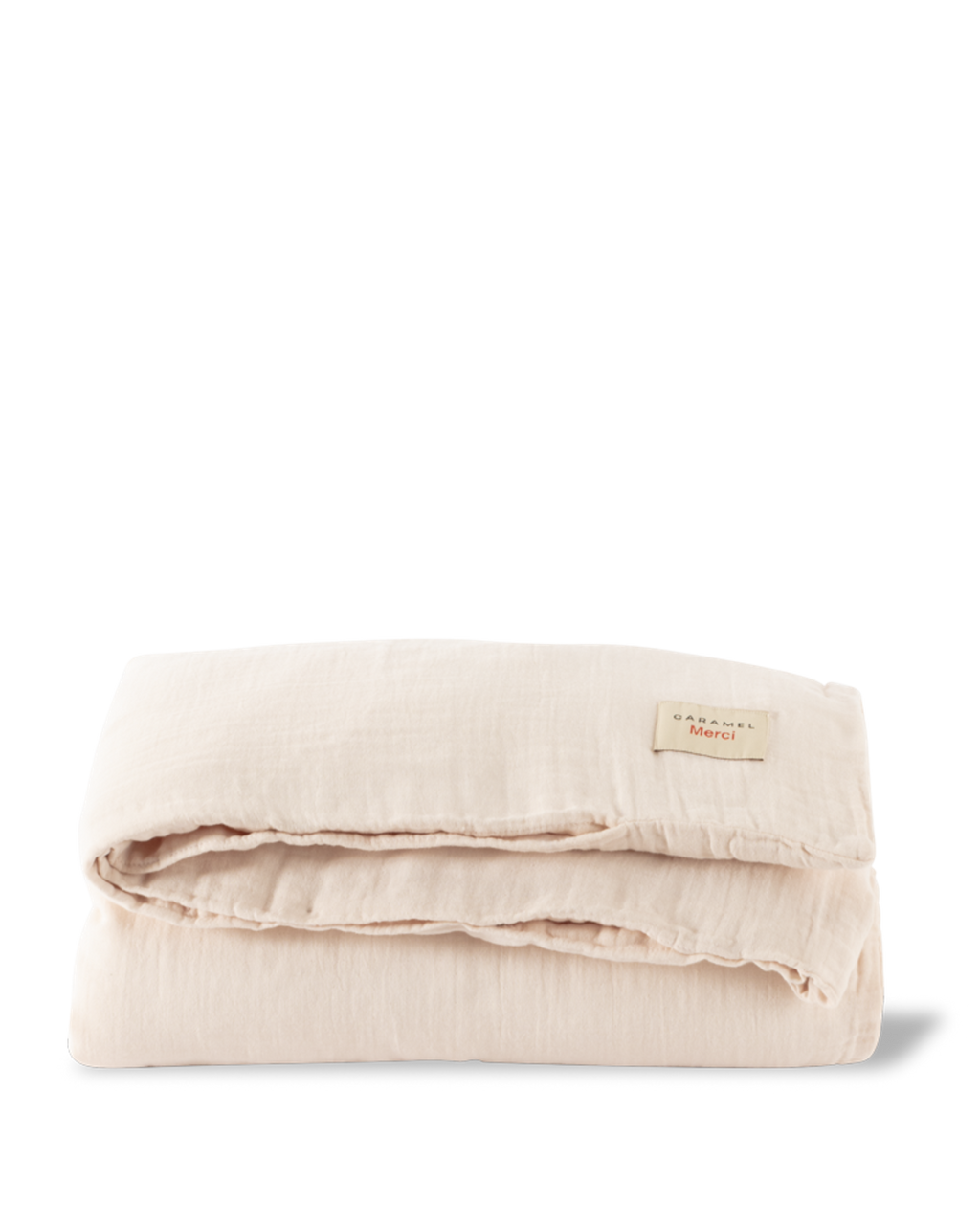 Merci x Caramel - Caramel x Merci - Cotton gauze duvet's cover - Rose de Bagatelle