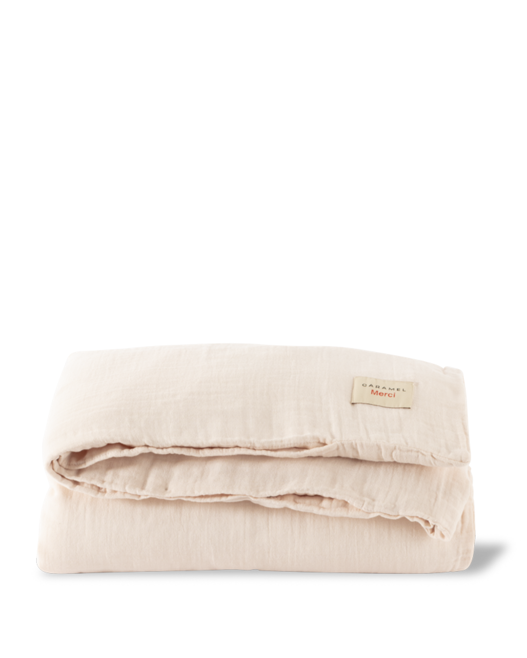 Merci x Caramel - Caramel x Merci - Cotton gauze duvet's cover - Rose de Bagatelle