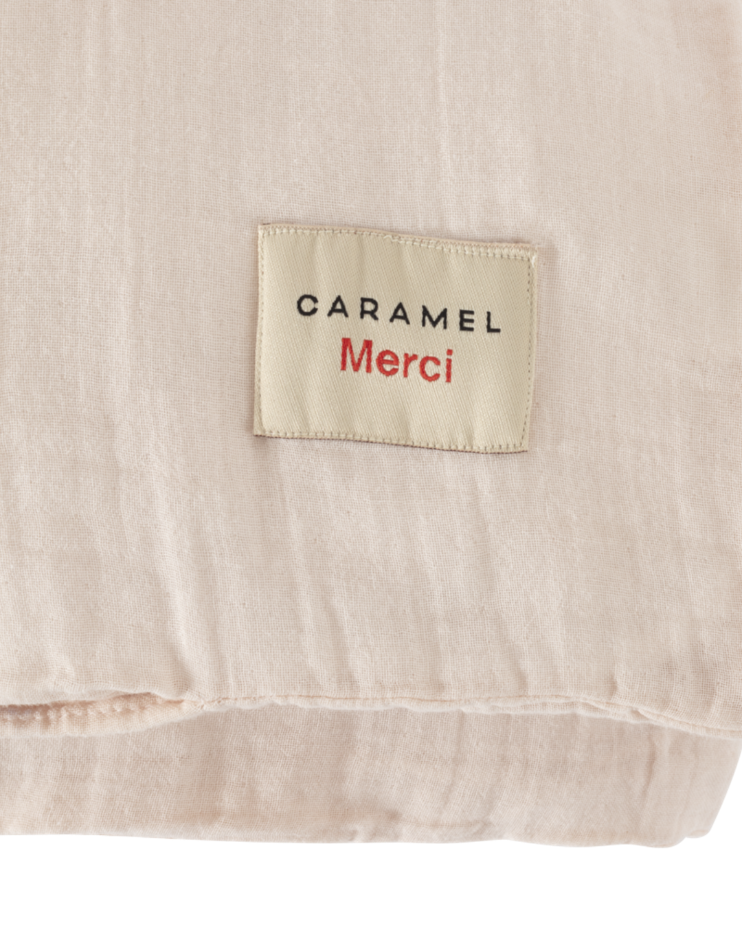 Merci x Caramel - Caramel x Merci - Cotton gauze duvet's cover - Rose de Bagatelle