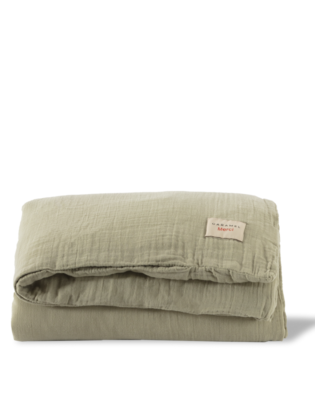 Merci x Caramel - Caramel x Merci - Cotton gauze duvet's cover - Green 77 Rue de Varenne