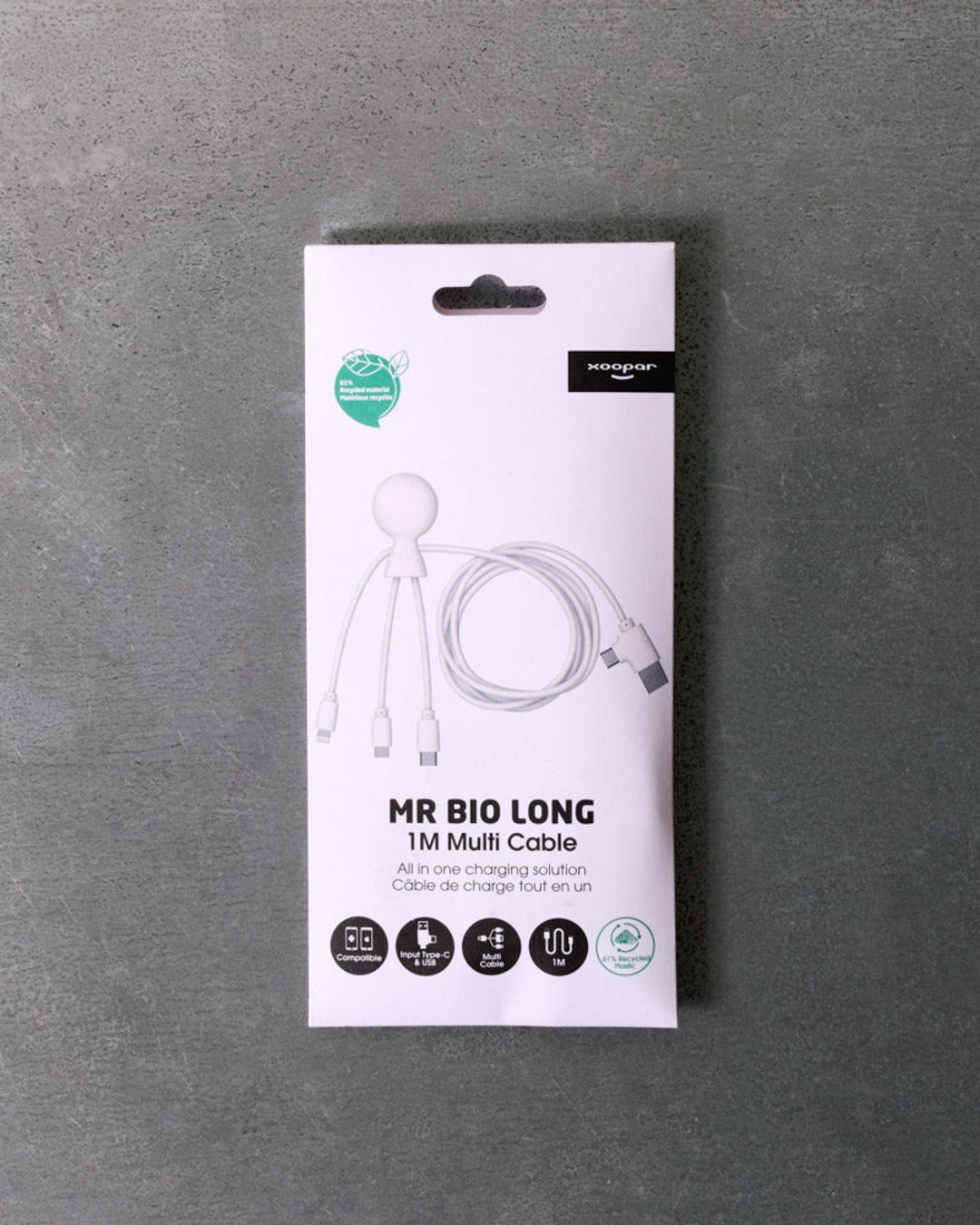Xoopar - Câble Mr Bio - Blanc
