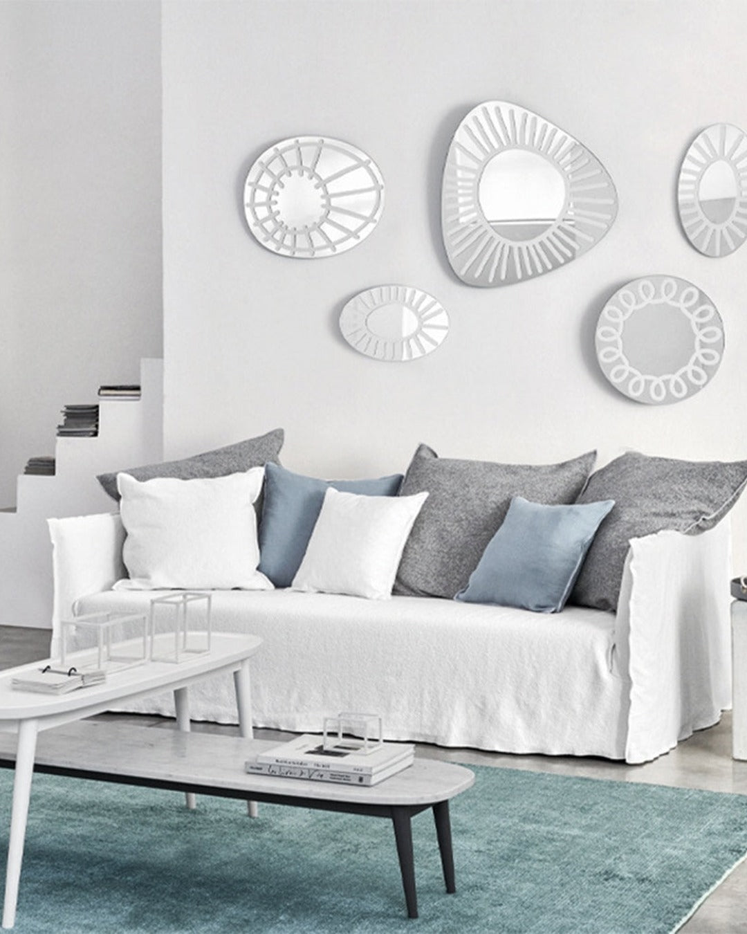 Gervasoni - Sofa Ghost n°114 - White Linen
