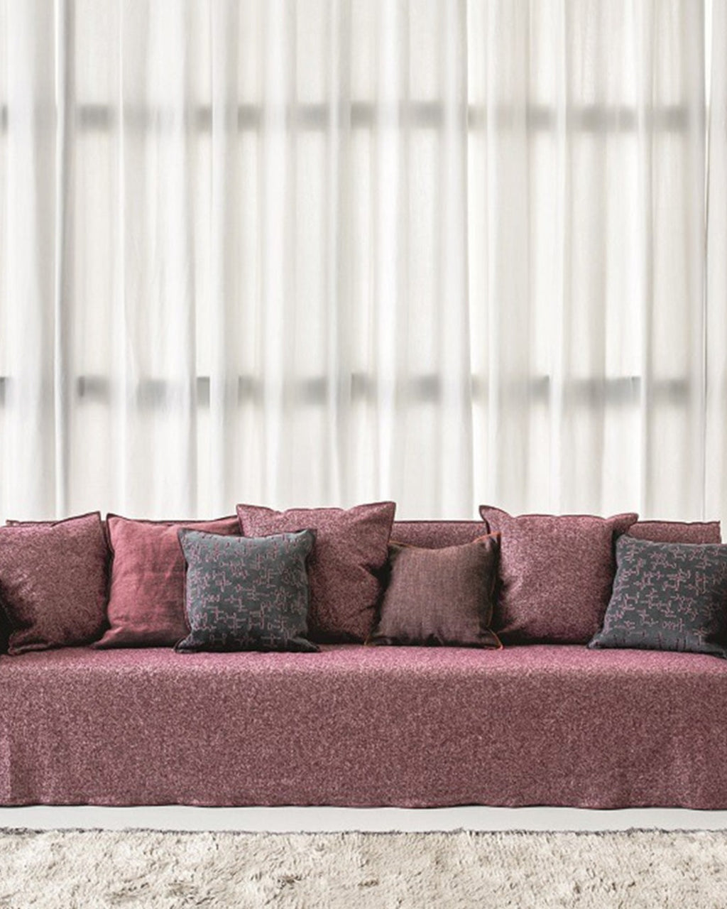 Gervasoni - Sofa Ghost n°114 - White Linen
